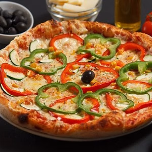 Pizza Vegetariana (Bianca/Rossa) Famiglia